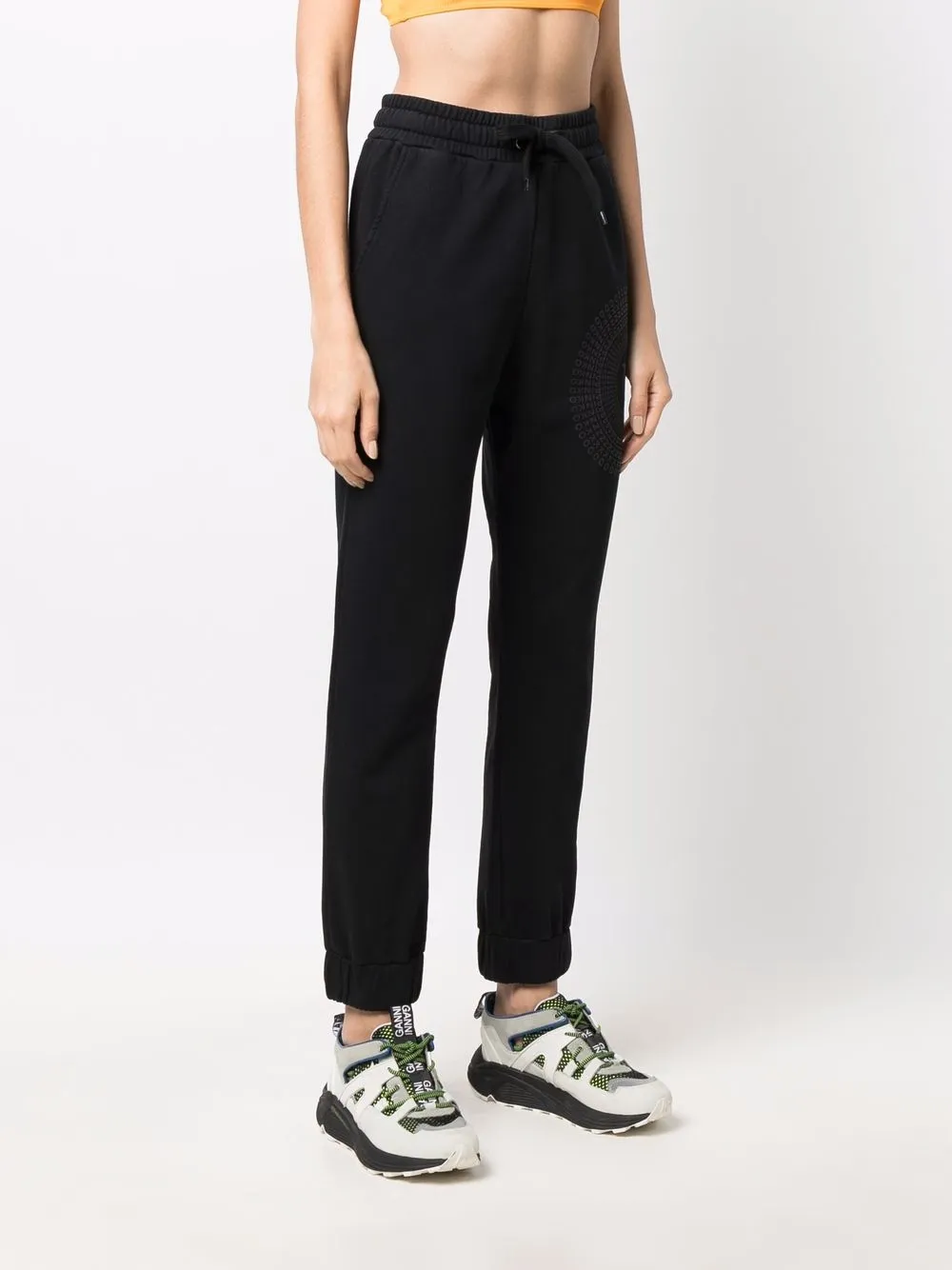 фото Pinko спортивные брюки с принтом love birds