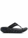 HOKA wedged flip flops - Black