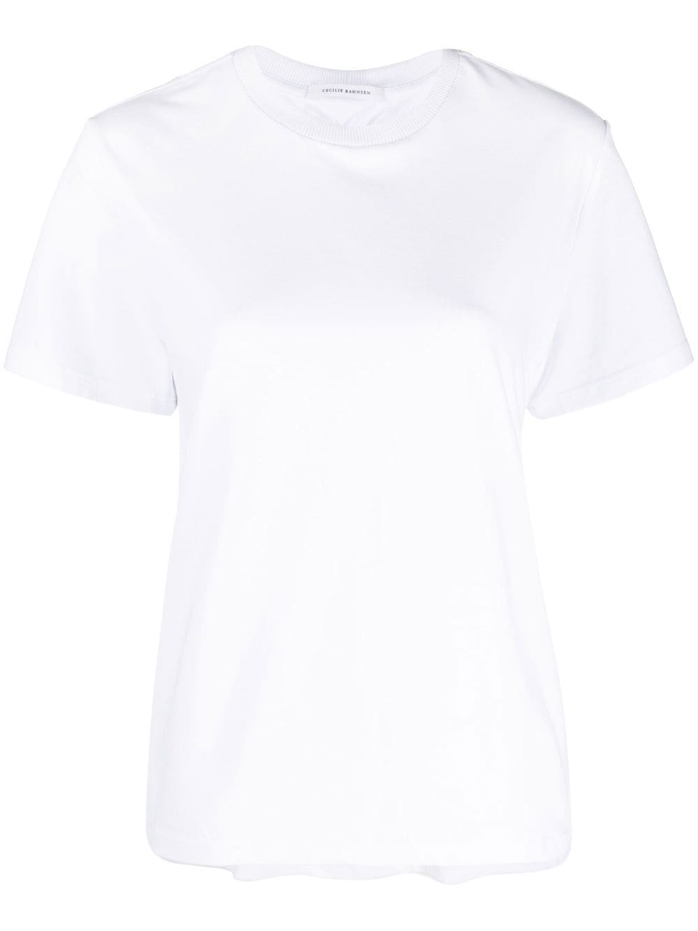 Shop Cecilie Bahnsen Cutout-back T-shirt In White