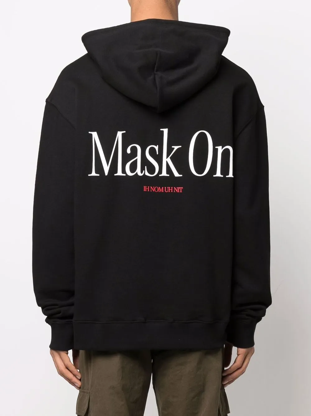 Ih Nom Uh Nit Hoodie met print Zwart