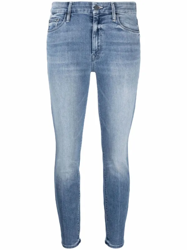 Shop MOTHER The Looker skinny jeans 