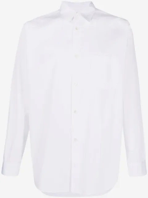 Comme Des Garçons Shirt camisa slim de seda