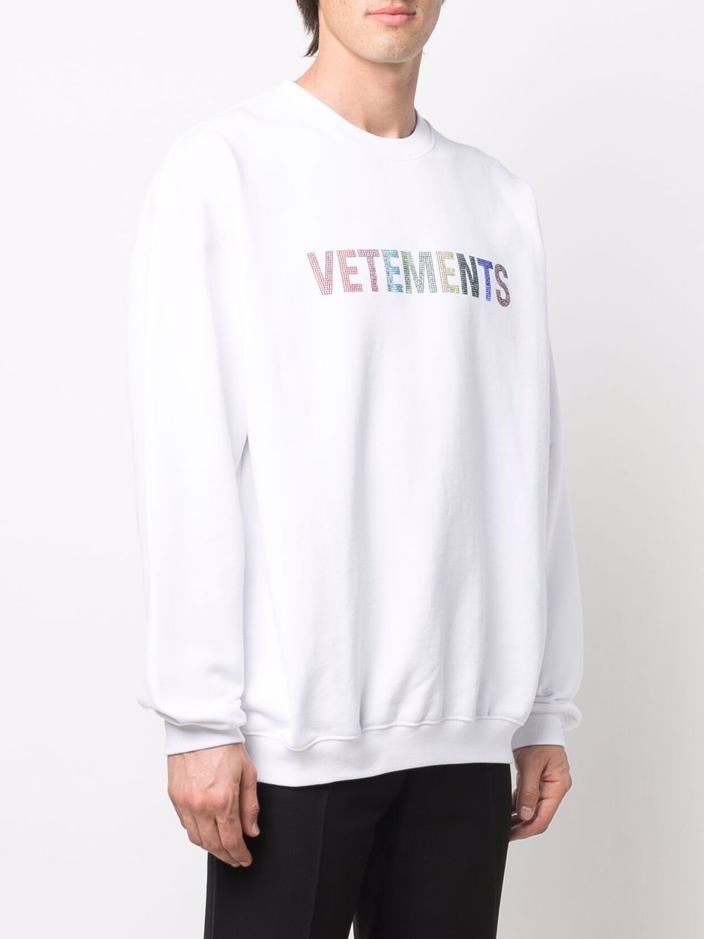 фото Vetements толстовка с логотипом из страз