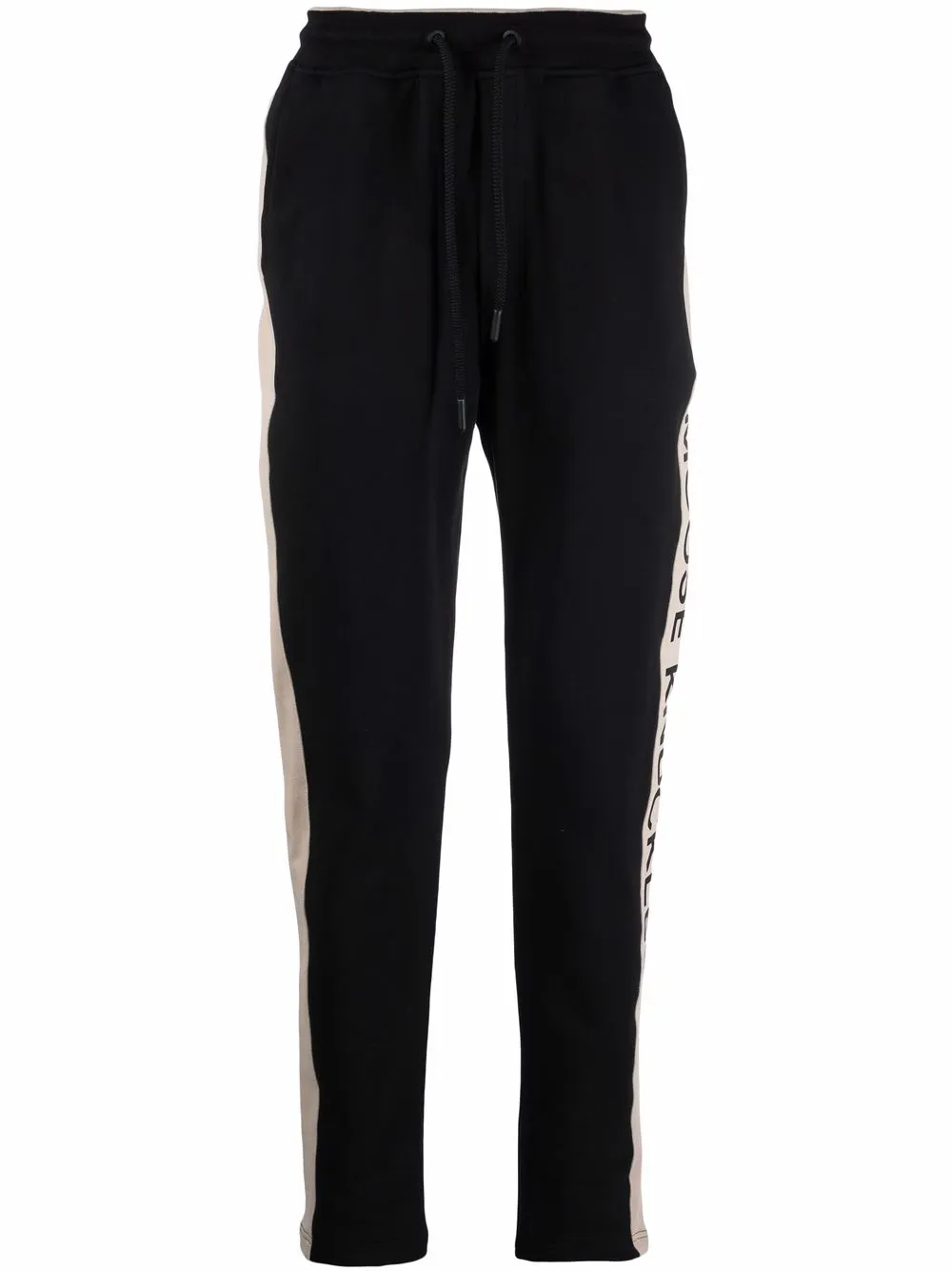 

Moose Knuckles pants con franjas del logo - Negro