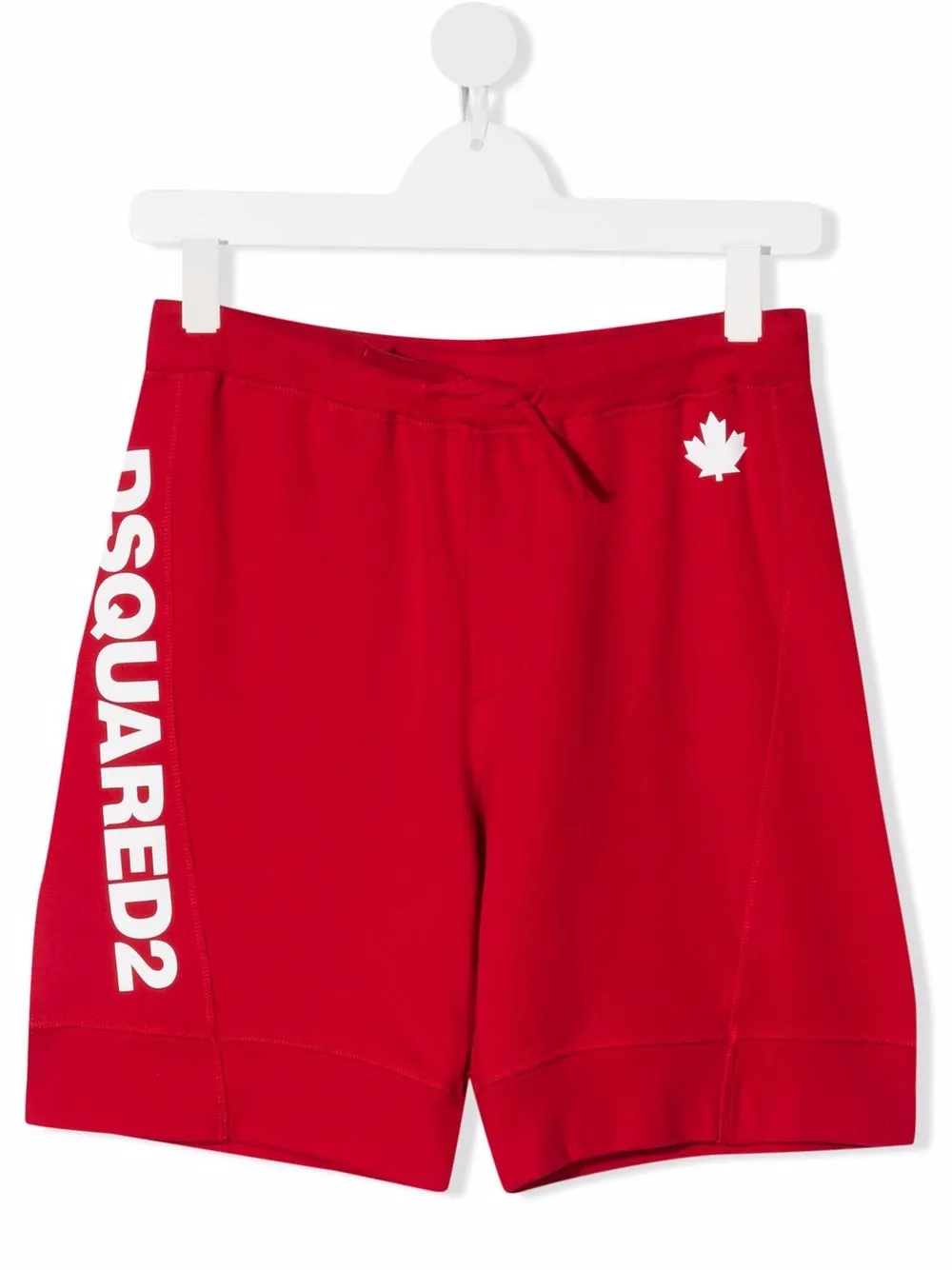 

Dsquared2 Kids shorts deportivos con logo estampado - Rojo