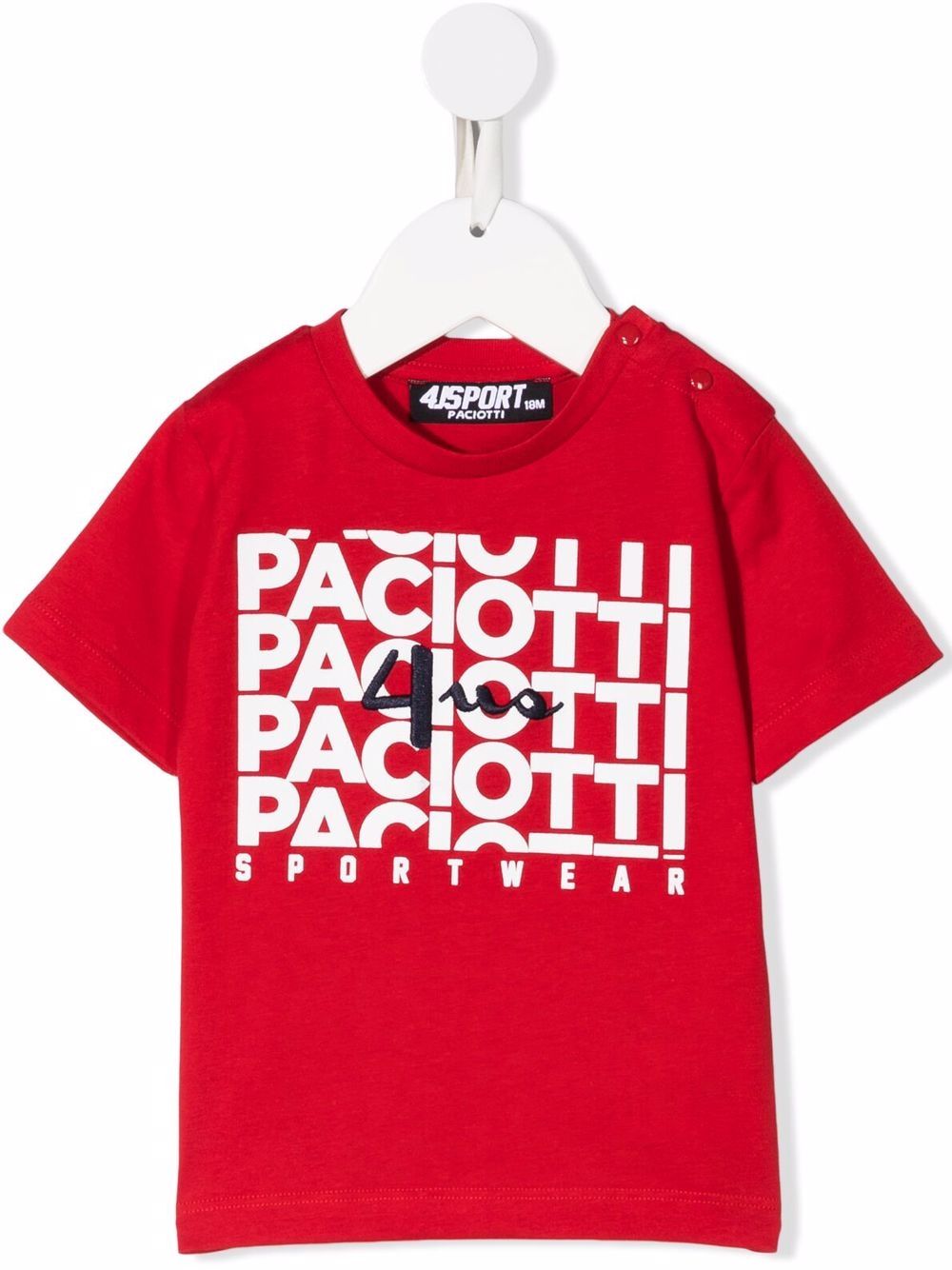 фото Cesare paciotti 4us kids logo-print crewneck t-shirt