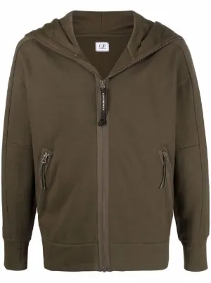 mens cp company zip up moletom com capuz