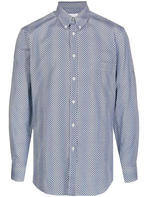 Chemise à imprimé tête de mort - Alexander McQueen - Modalova