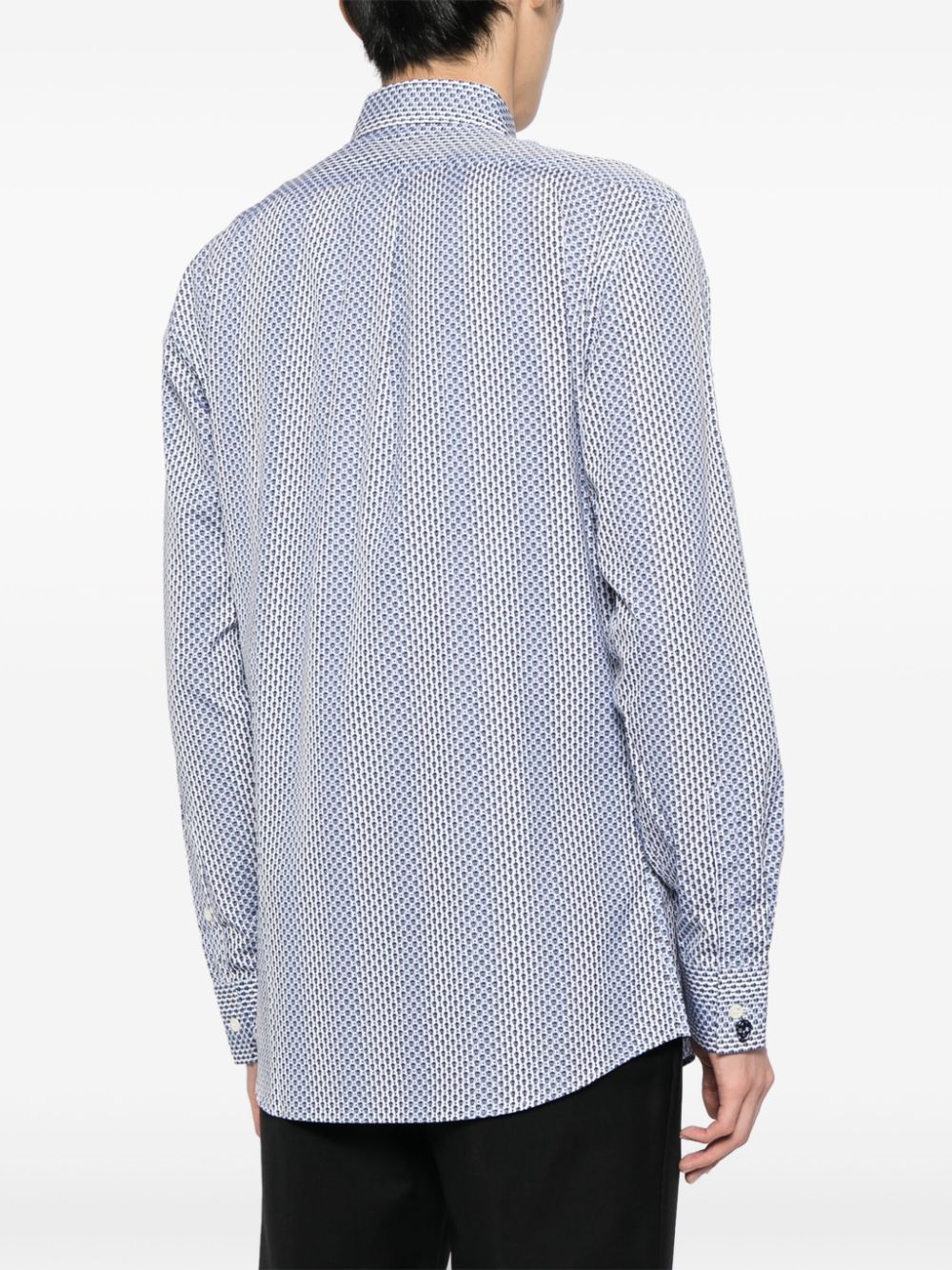 Alexander McQueen skull print long-sleeve shirt Men