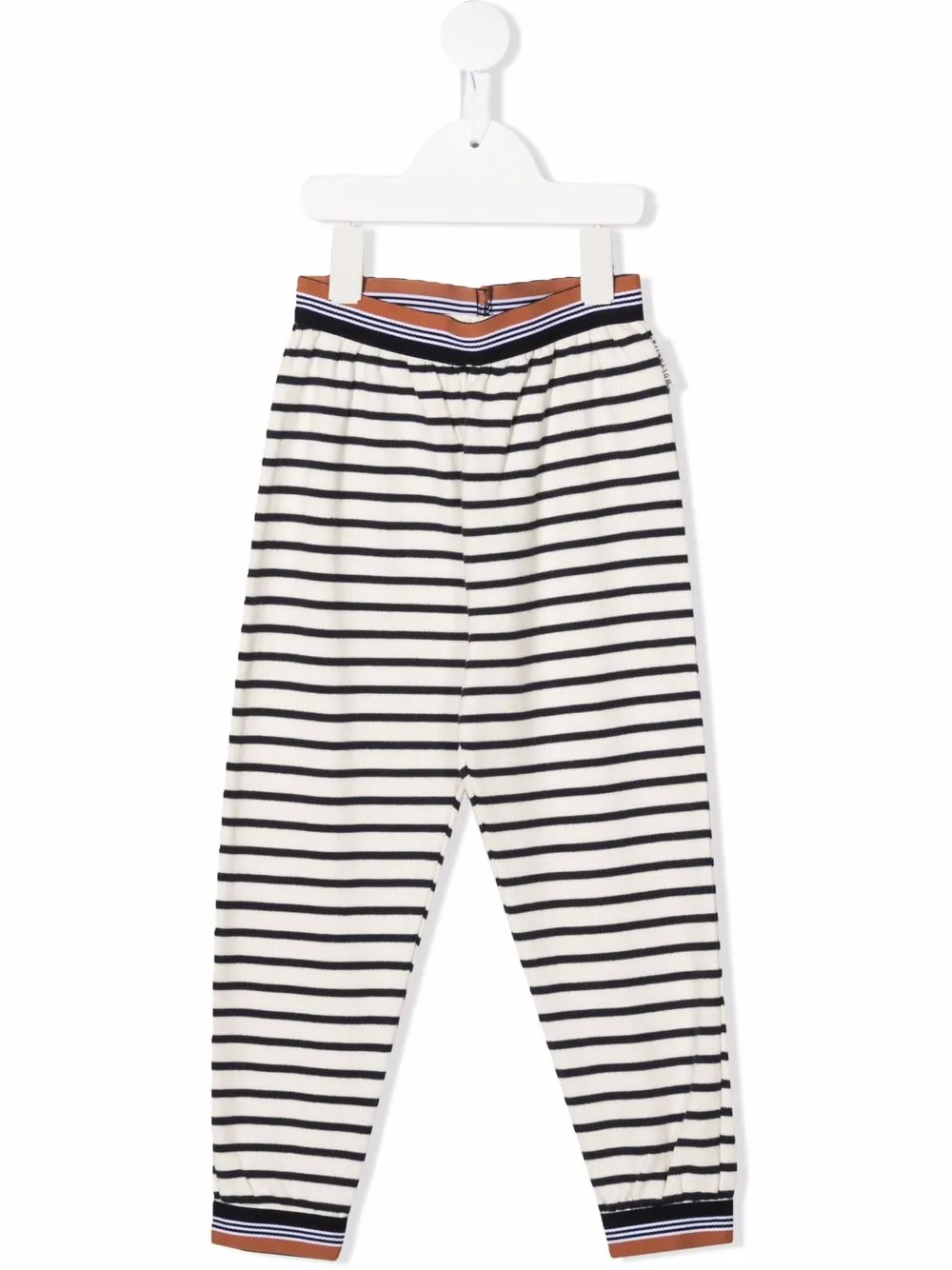 

Wolf & Rita pantalones slip-on a rayas - Blanco