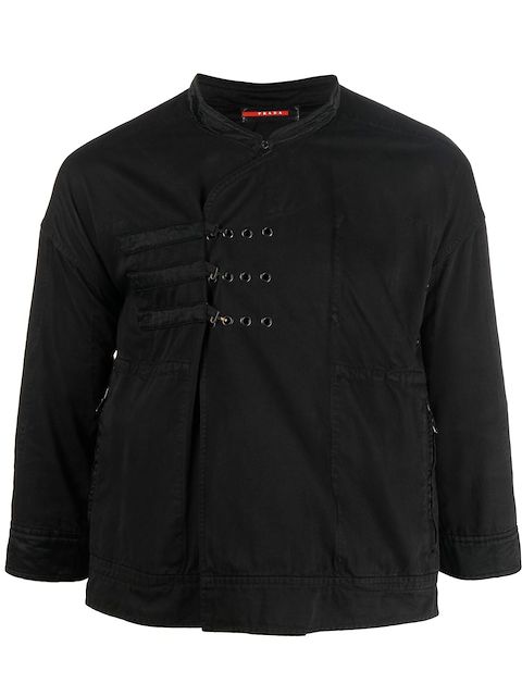 Prada Pre-Owned 1990s hook-detail jacket