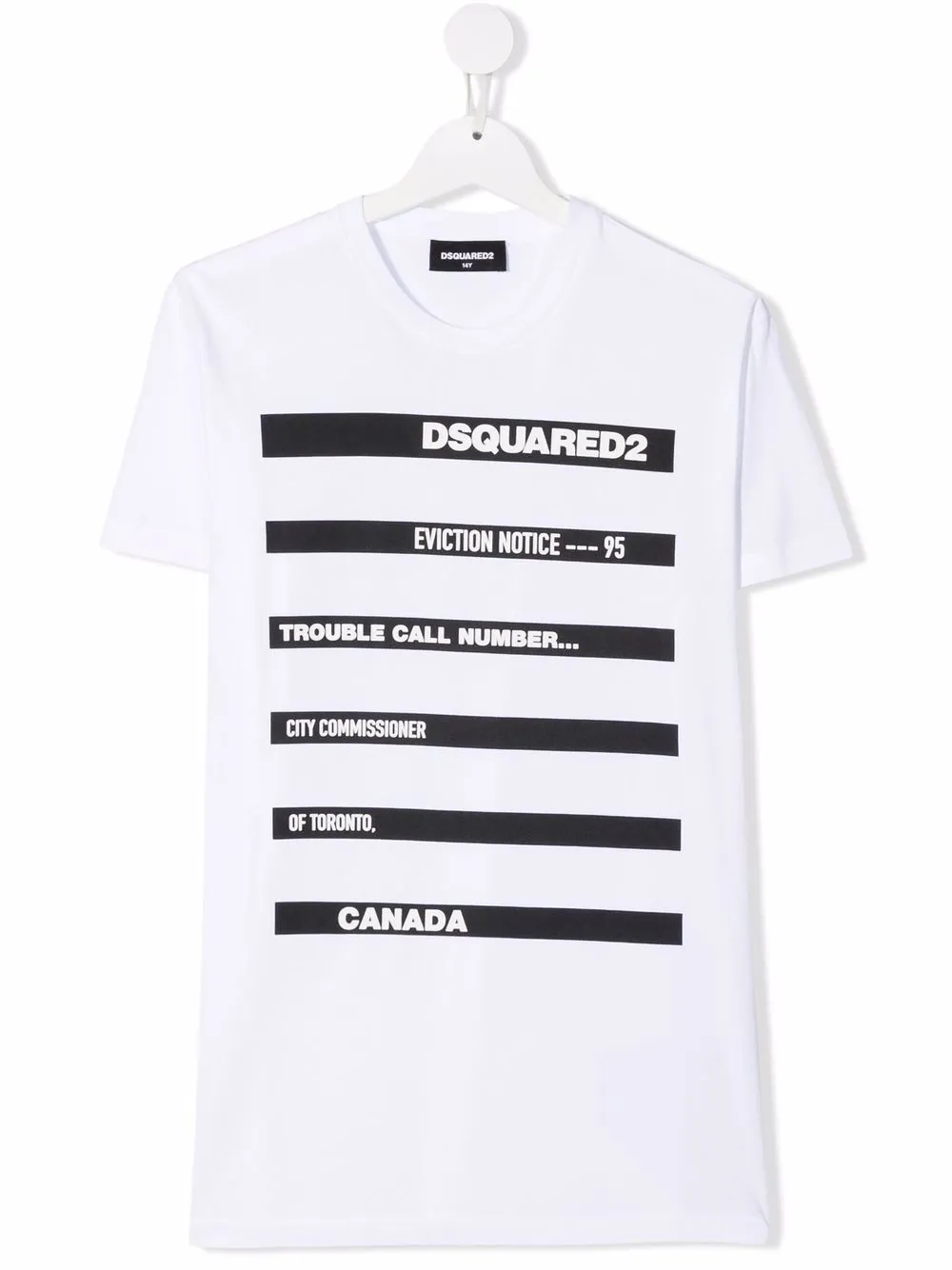 

Dsquared2 Kids TEEN logo-print cotton T-shirt - White