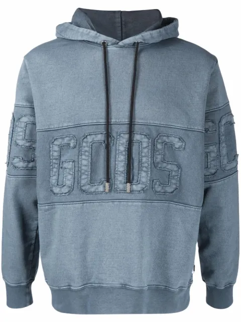 GCDS hoodie con logo bordado