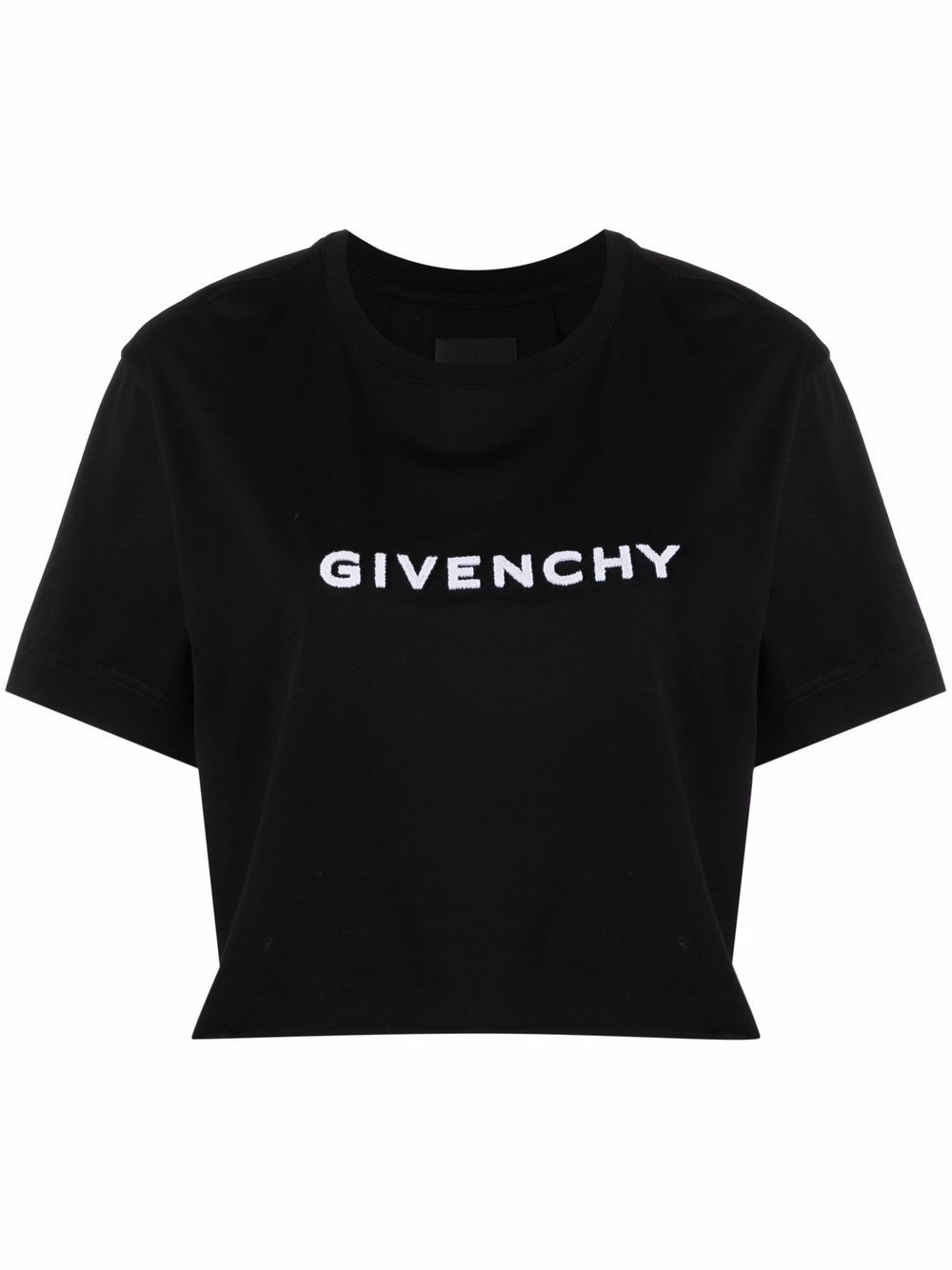 фото Givenchy укороченная футболка с логотипом 4g