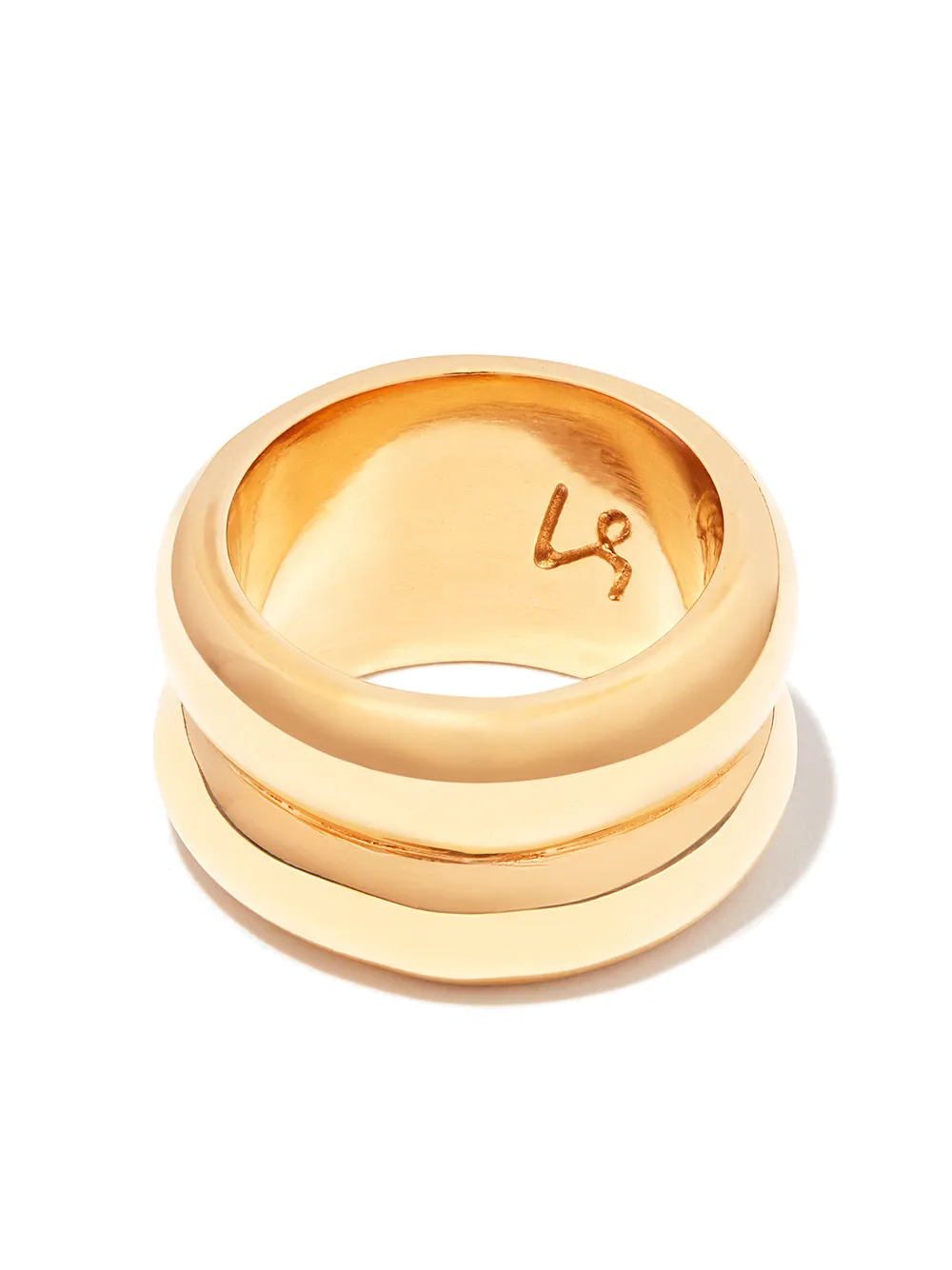 Loren Stewart Double Puff gold vermeil cigar band