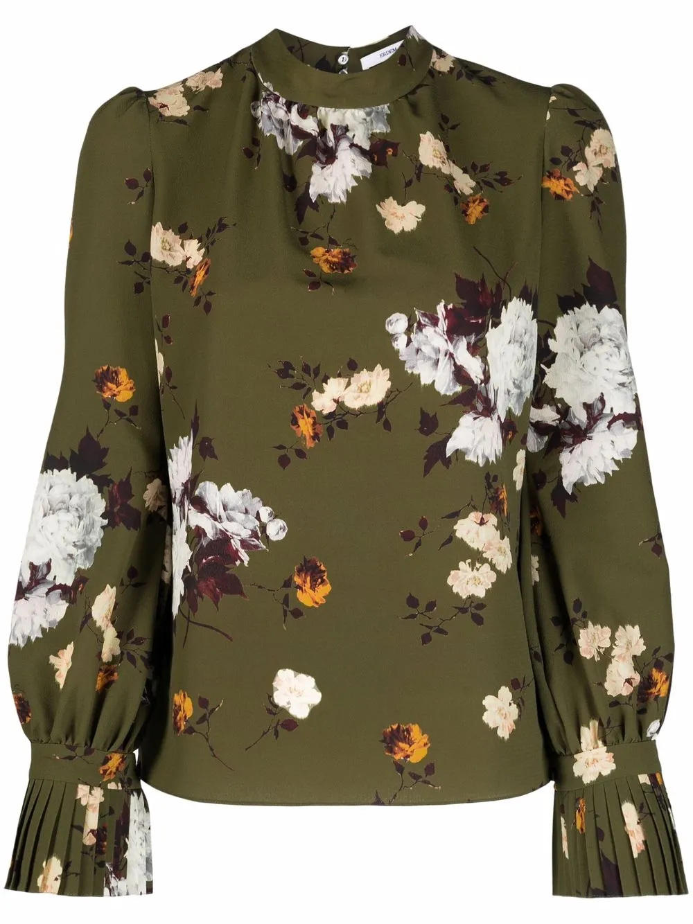 

Erdem Barnaby floral-print blouse - Green