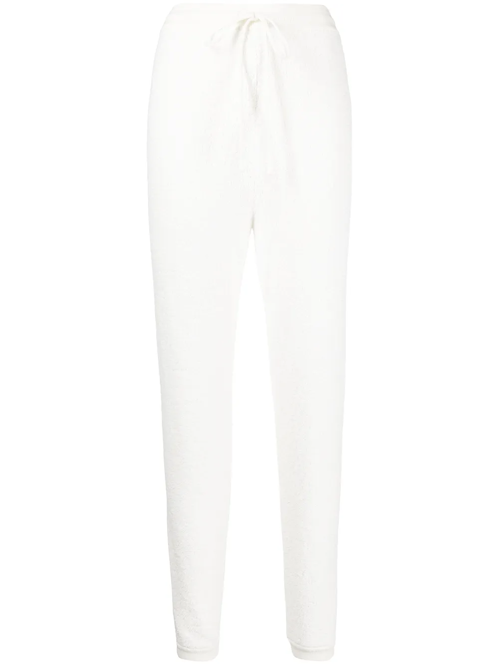 

Elisabetta Franchi knitted high-waisted track pants - White