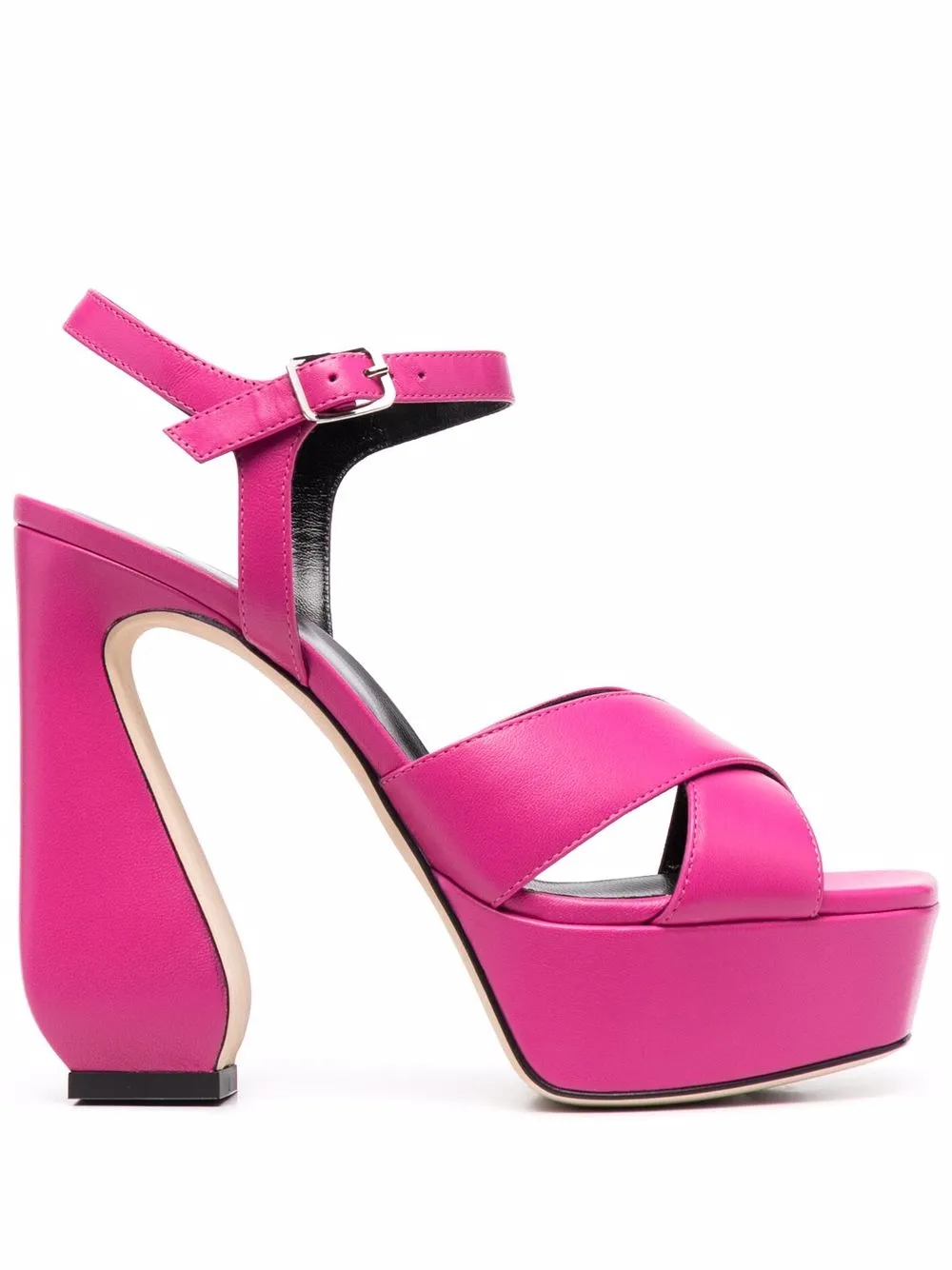 

Si Rossi sculpted-heel sandals - Pink