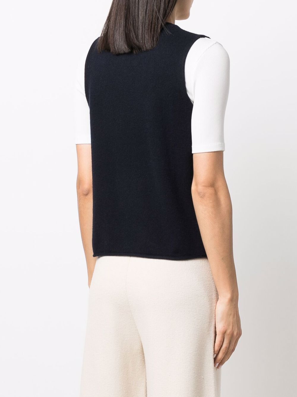 фото Extreme cashmere fine-knit sleeveless top