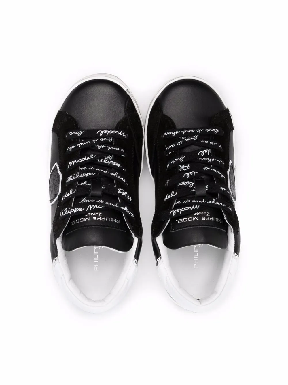  Philippe Model Kids Paris Veau Sneakers   Schwarz 