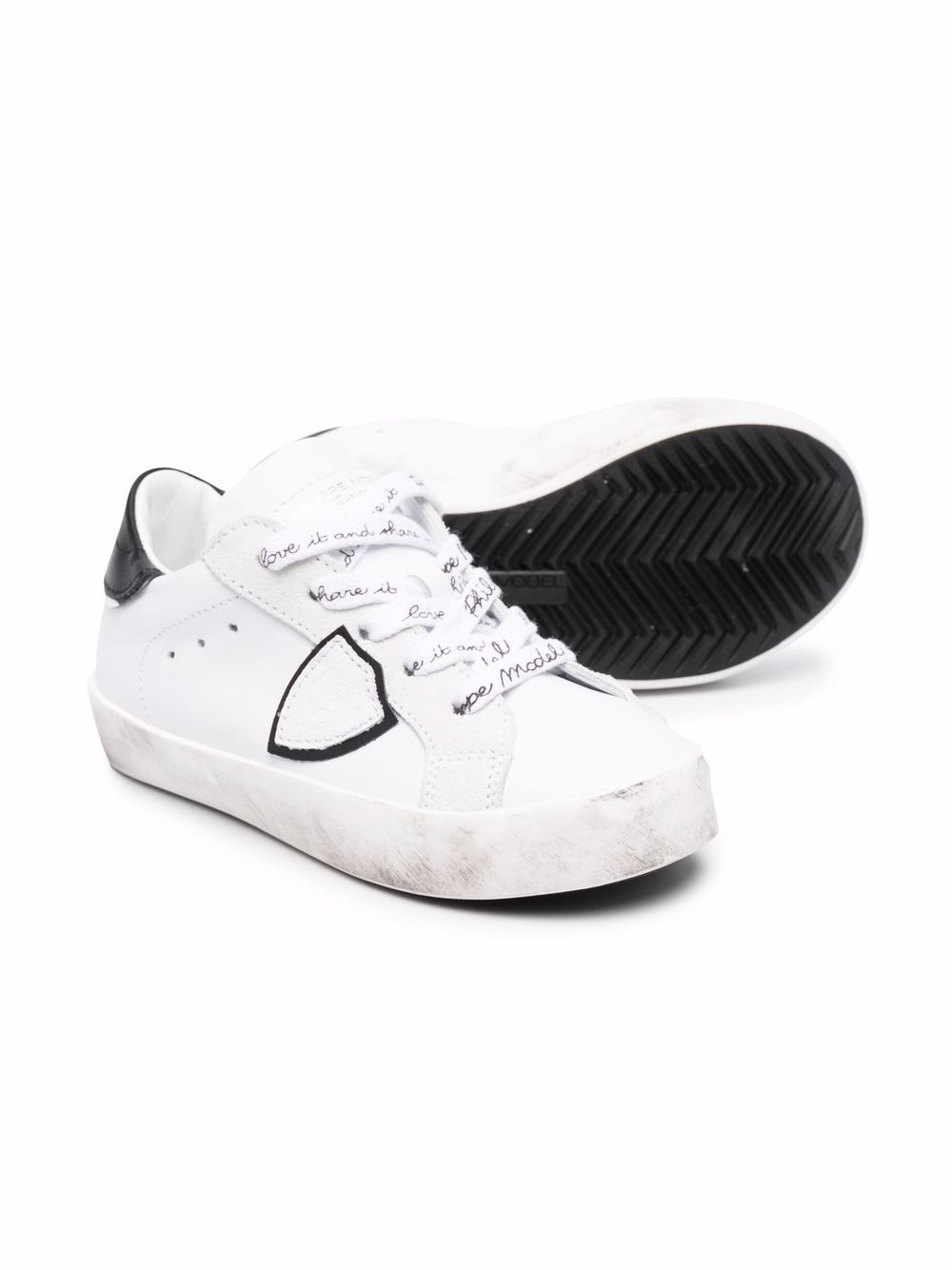 Philippe Model Kids Paris Veau sneakers - Wit