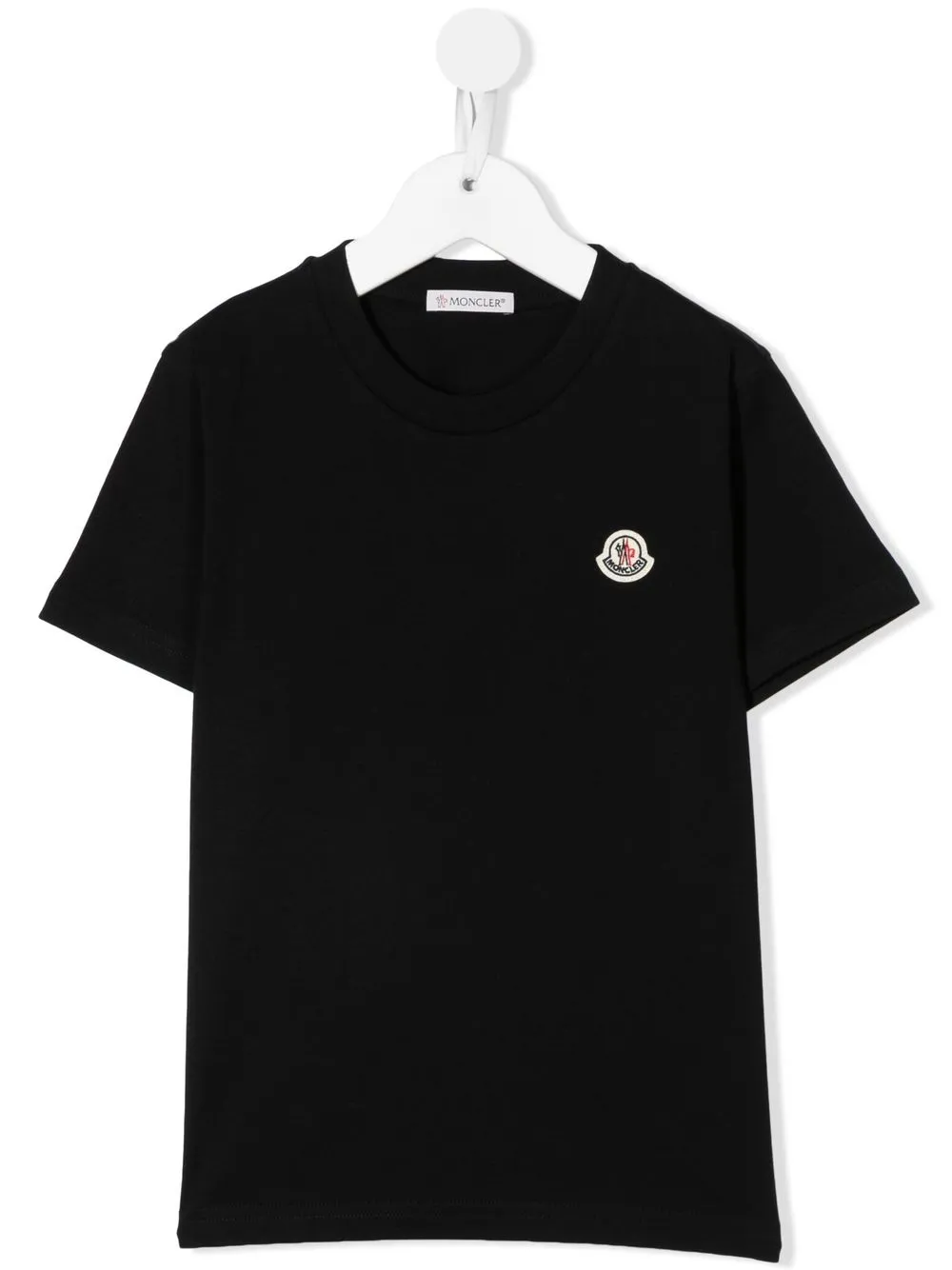 

Moncler Enfant logo-patch cotton T-Shirt - Black