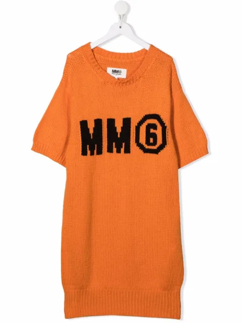 maison margiela logo针织连衣裙