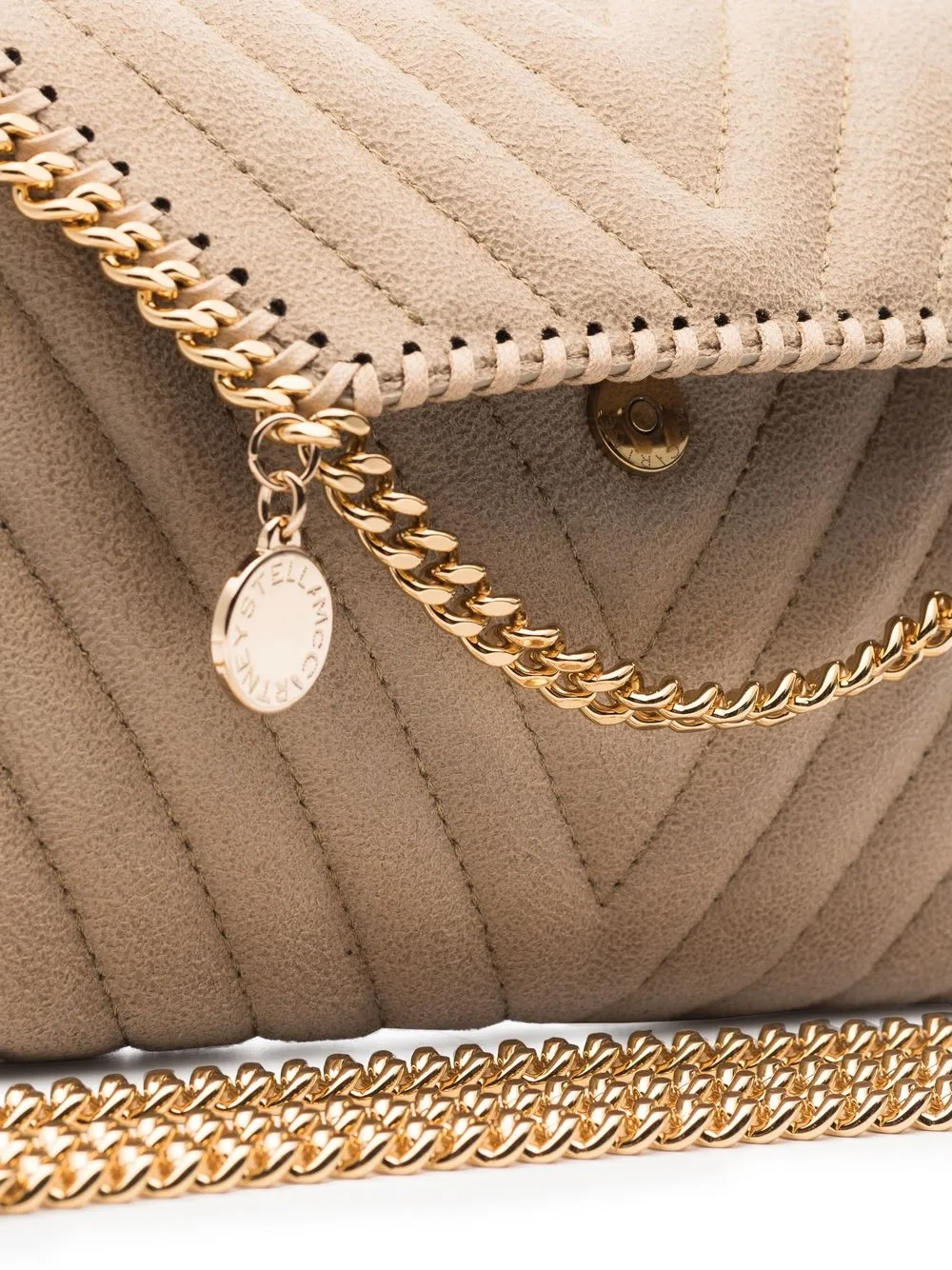 Stella McCartney Falabella chainlink Trim Crossbody Bag Farfetch