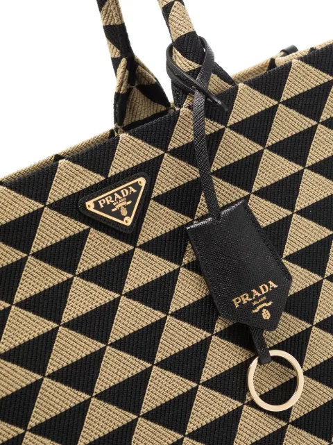 prada symbole tote bag