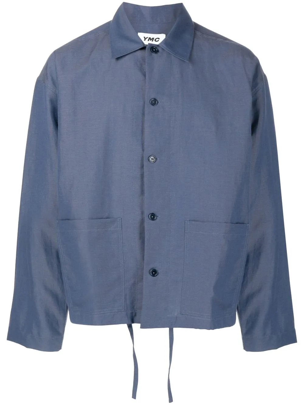 

YMC button-up shirt jacket - Blue