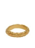 Alighieri Amore embossed-band ring - Gold