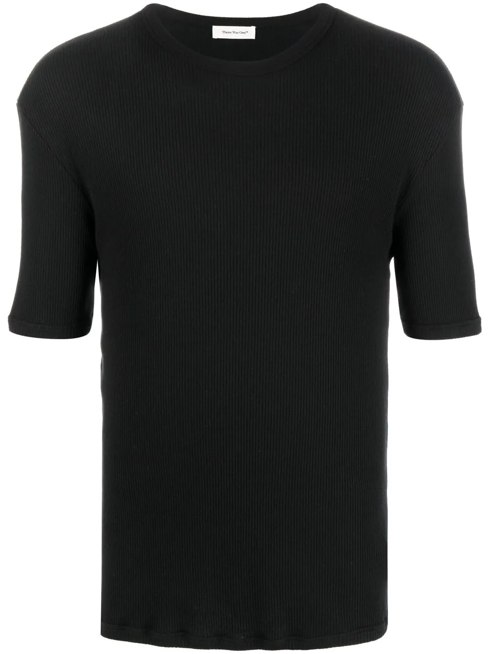 

There Was One playera slim de canalé - Negro