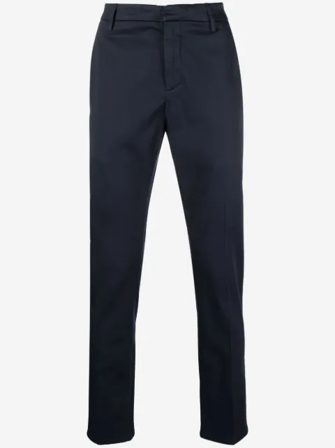 DONDUP cropped slim-fit chinos