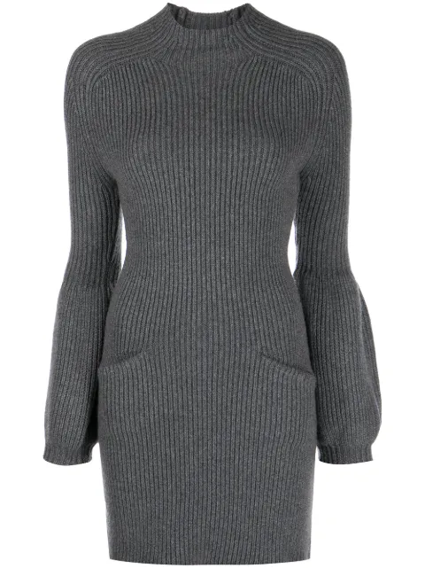 Alexander Wang flared-cuff knitted dress