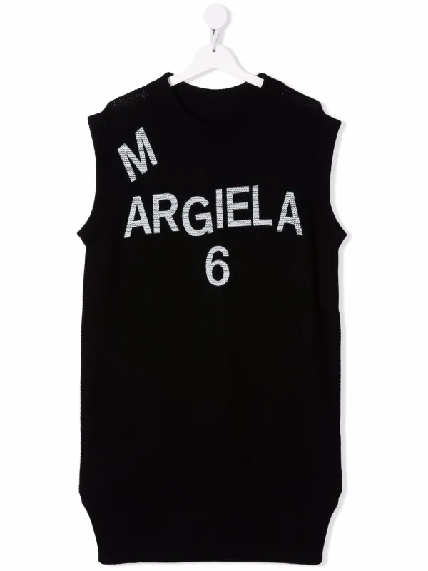 Mm6 Maison Margiela Kids ノースリーブ ニットワンピース Farfetch