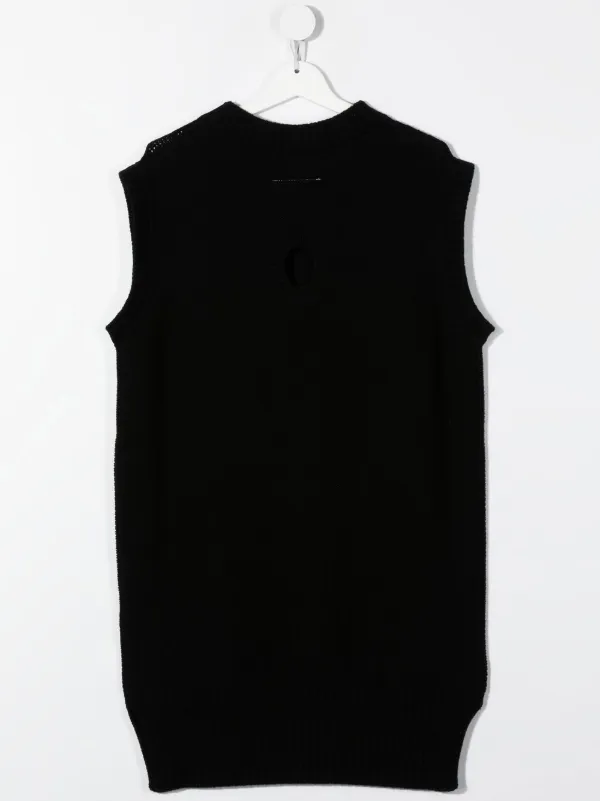 Mm6 Maison Margiela Kids ノースリーブ ニットワンピース Farfetch