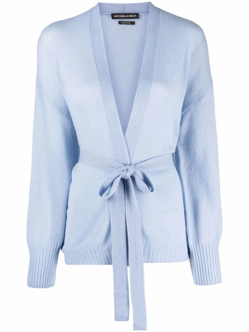 

Antonella Rizza ribbed-knit cashmere cardigan - Blue