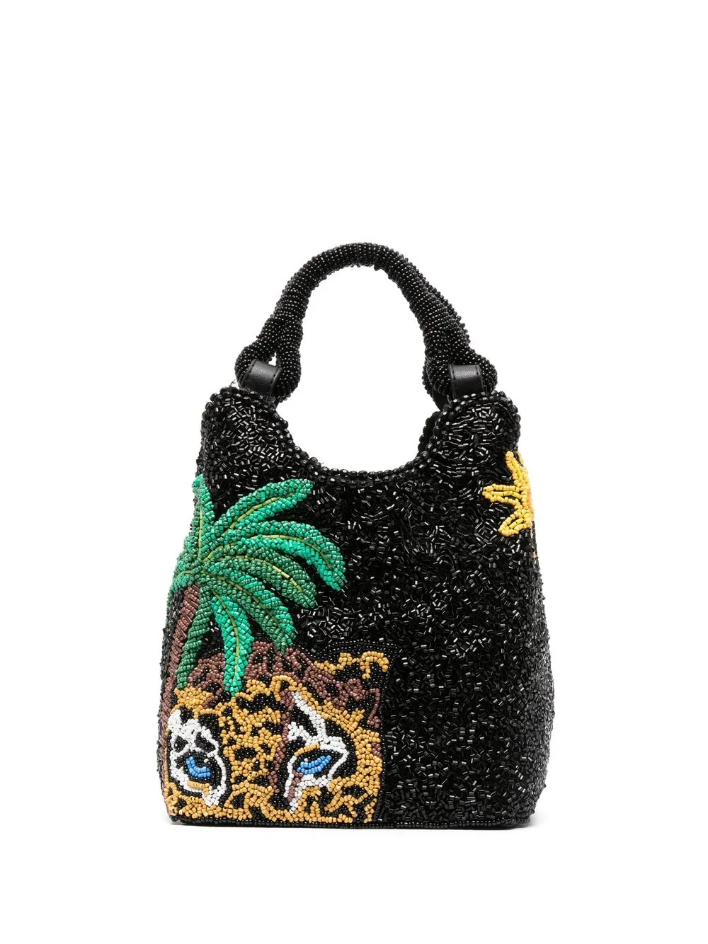 

STAUD Cote beaded tote bag - Black