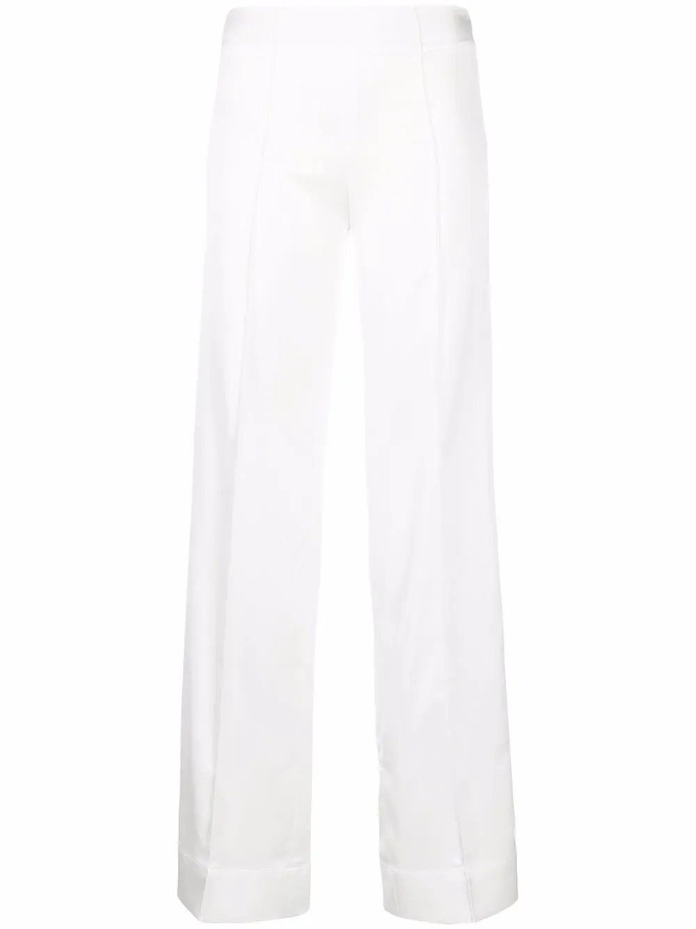 

Antonella Rizza pantalones palazzo con tiro alto - Blanco