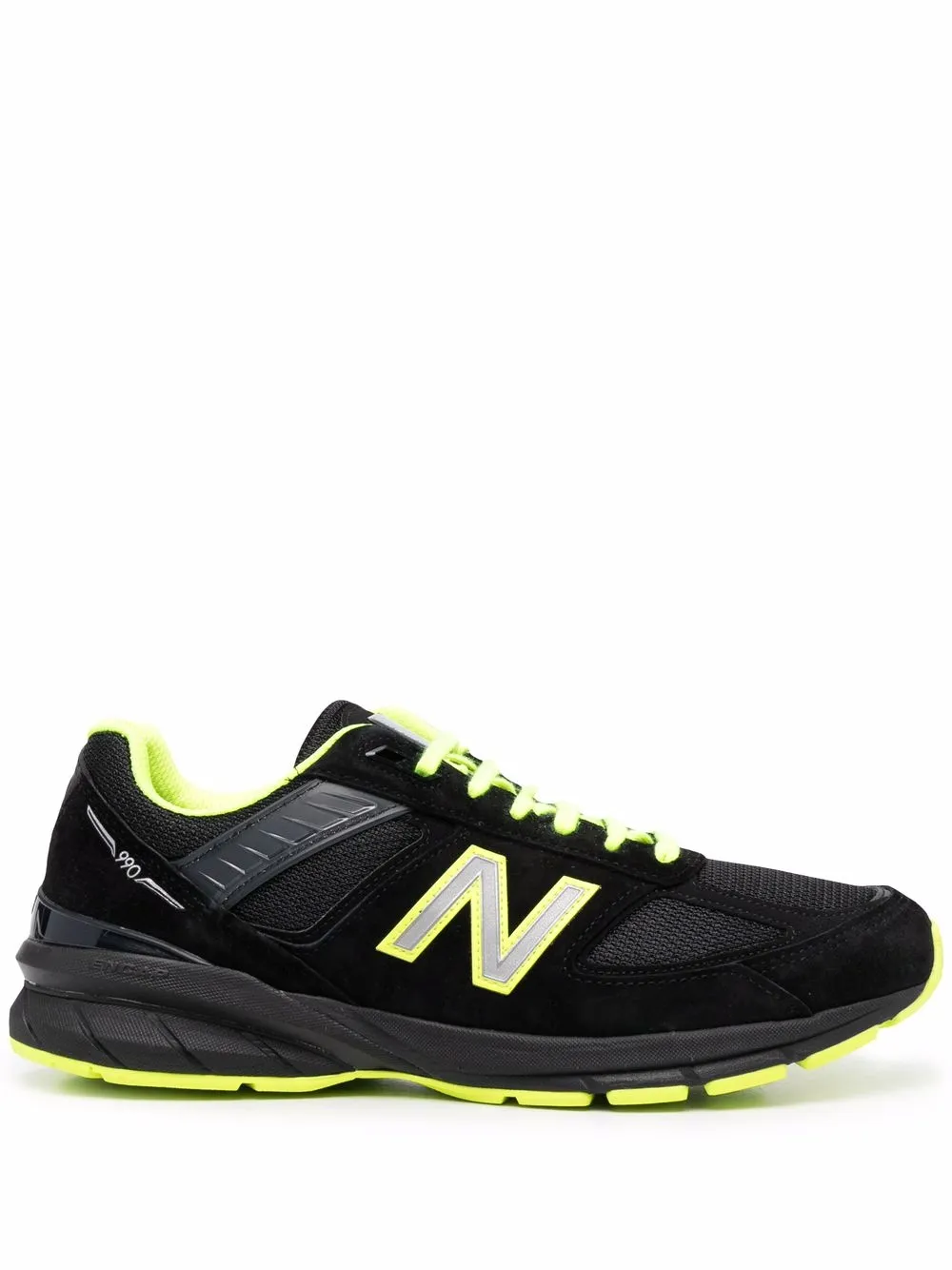 

New Balance tenis bajos 990v5 Made in USA - Negro
