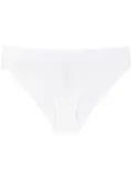 Wolford fine-ribbed cotton briefs - White