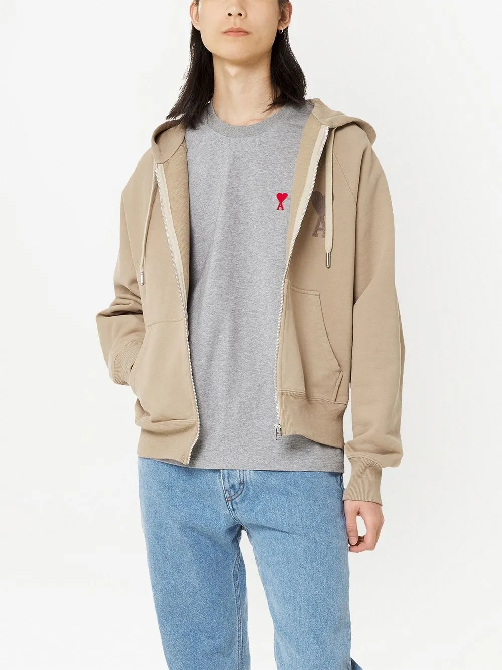 AMI Paris Ami De Coeur ジップパーカー - Farfetch