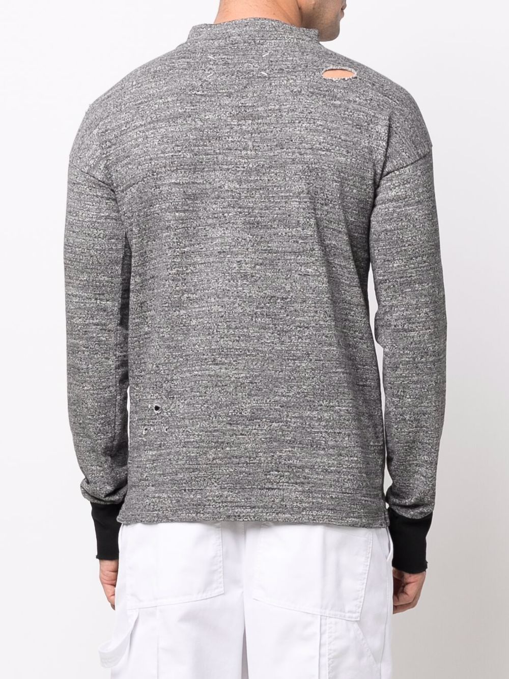 Maison Margiela distressed high-neck jumper Men