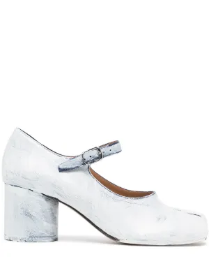 Grey mary store jane pumps