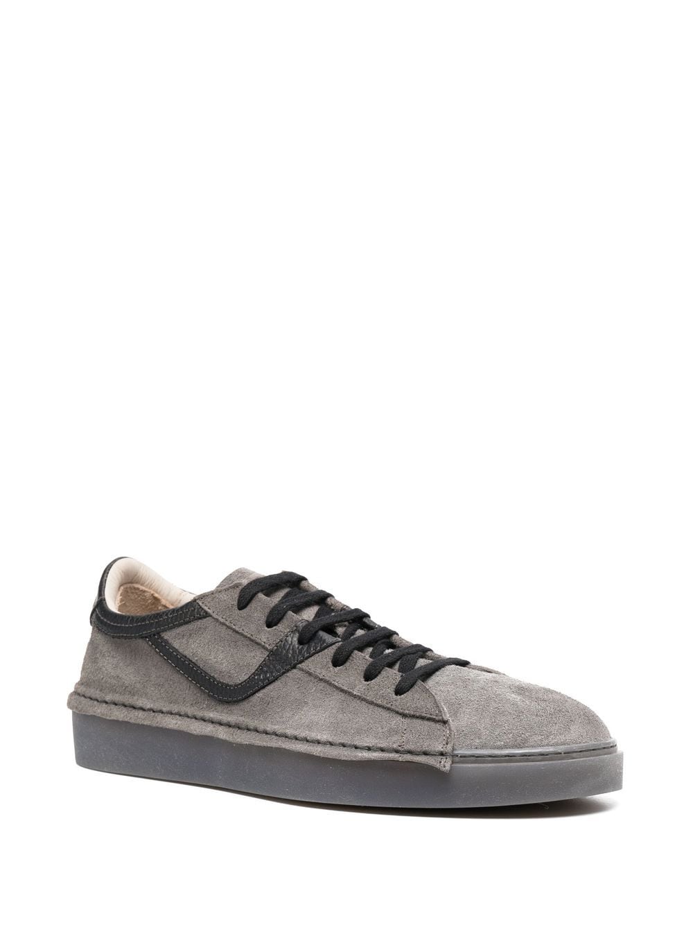 Shop Moma Contrast Panel-detail Sneakers In Grey