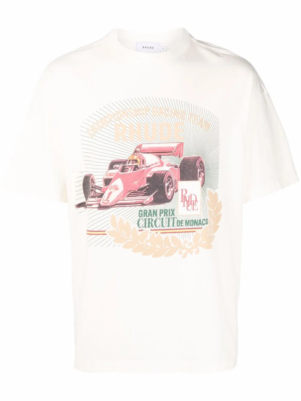 Rhude футболка с графичным принтом
