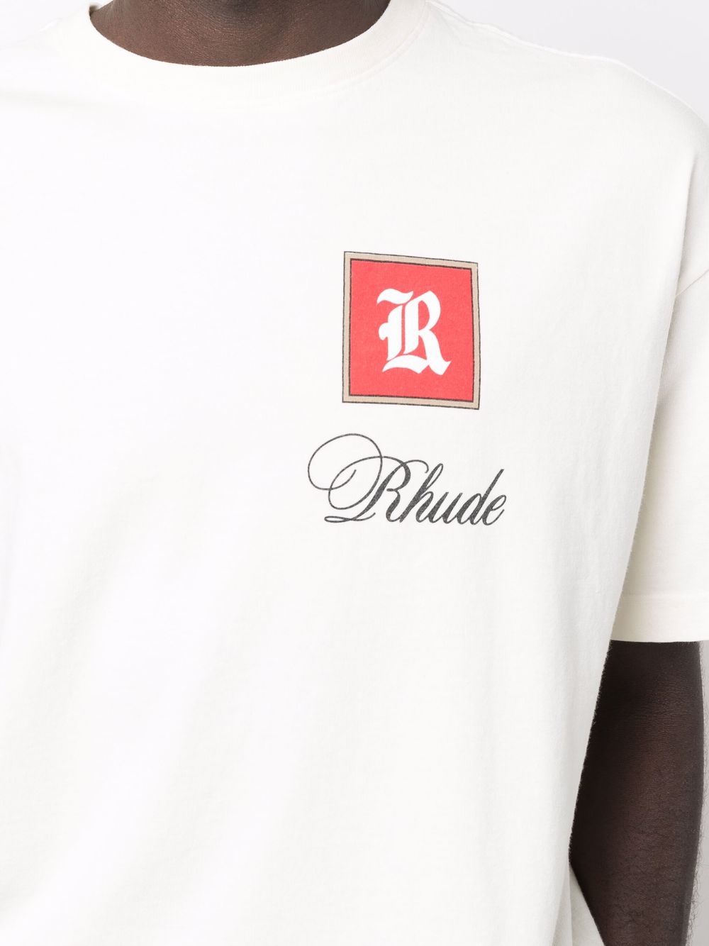 фото Rhude футболка с логотипом