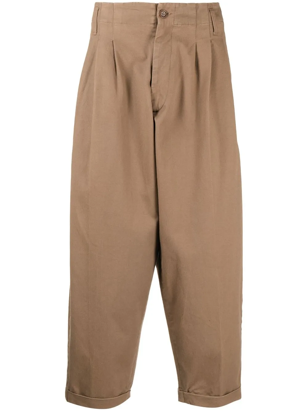 

YMC pantalones chinos con detalle de pinzas - Marrón