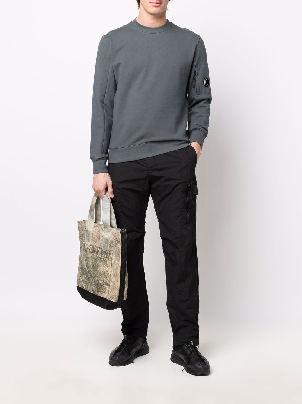 фото C.p. company zip sleeve pocket sweater