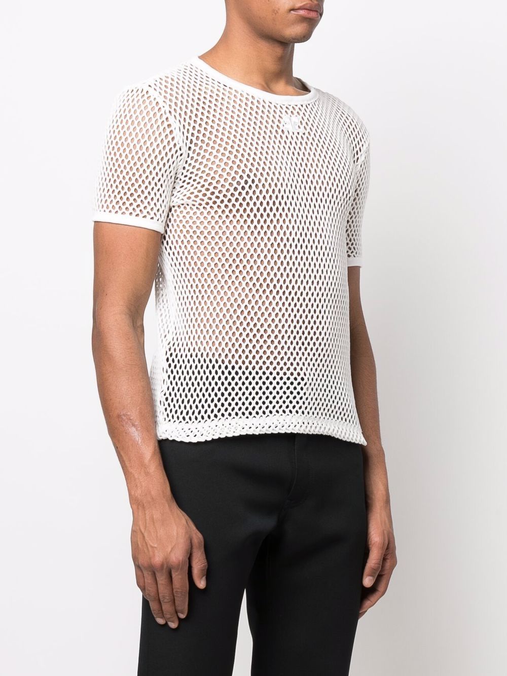 фото Courrèges sheer mesh t-shirt